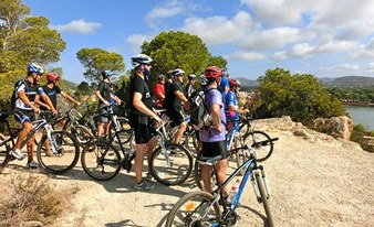 Mountain Bike Tour - Strände von Santa Eulalia (Blau)