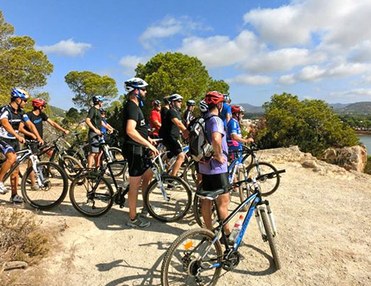 Mountain Bike Tour - Strände von Santa Eulalia (Blau)