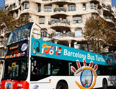 Barcelona Hop-on und Hop-off Stadtrundfahrt.