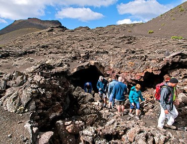 Wandern durch Lanzarotes Mondlandschaft