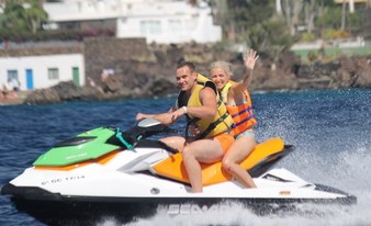2 Stunden Jet-Ski-Safari-Tour in Playa Blanca