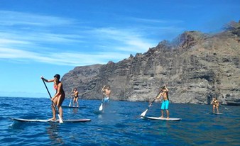 Paddel Surfen + Schnorchel in Los Gigantes