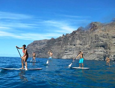 Paddel Surfen + Schnorchel in Los Gigantes