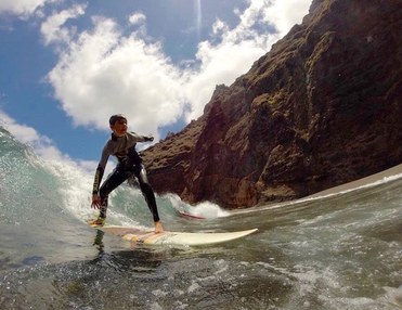 Technisches Surfen in Punta del Hidalgo