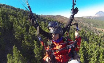 Paragliding Tandem auf Teneriffa: Die Klippen von Acentejo in Tacoronte