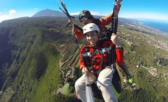Tandem Paragliding: von Izaña nach Puerto de la Cruz