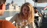 afternoon wine tasting while on a Budapest cruise