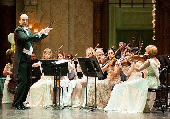 Budapest Gala Orchestra at the New Years concert party in Budapest