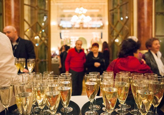 drinks served at the Gala Dinner on New Year's Eve