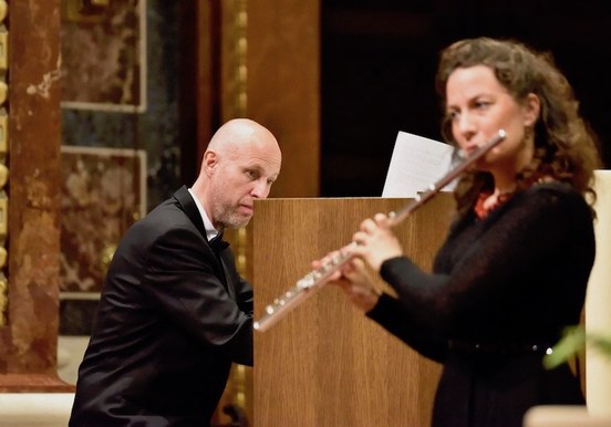 Budapest organ performace with flute.jpg