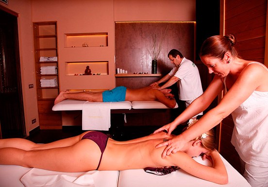 aroma massage at Gellért spa