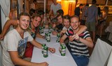 drink beers and party while cruising in Budapest