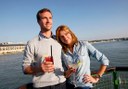 drink cocktail and cruise on the Danube in Budapest