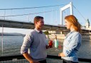 drink cocktails and cruise on the Danube