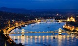 moonlight cruising in Budapest