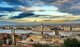 Budapest sunset on Danube