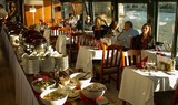 Dinner buffet while cruising on the Danube