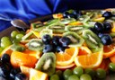 fruits for dinner while cruising the Danube