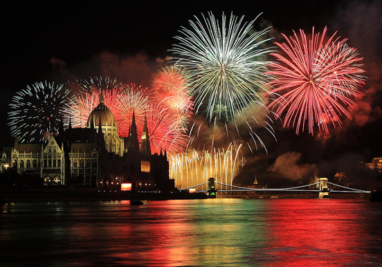 experience magical fireworks while cruising Danube river in Budapest