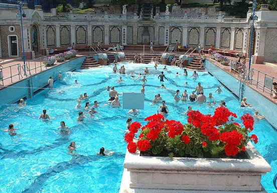 bathe and relax at Gellért spa thermal spring