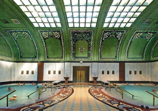 Gellért spa art nouveau design