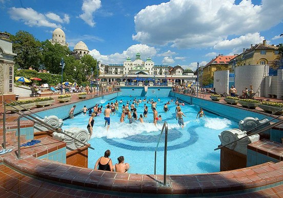 Gellért spa thermal spring in Budapest