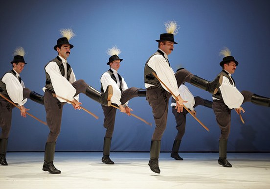 folk dance performers in Hungary