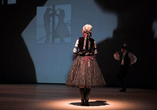 Folkore performance in Hungary