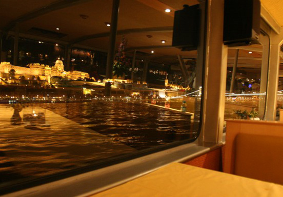 Budapest panorama from the cruise ship