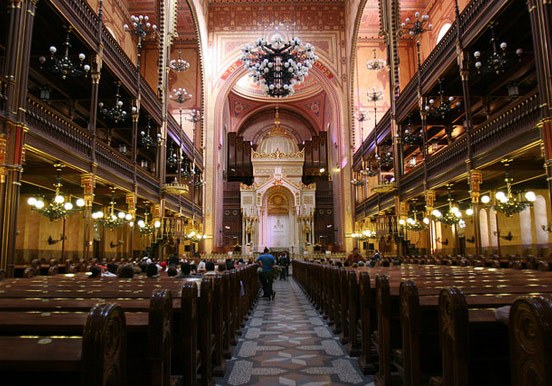 Interiors of Dohány Street Synagogue