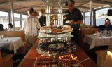 desserts at the lunch buffet while cruising in Budapest