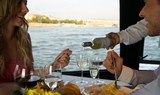 enjoy eating lunch while cruising in Budapest