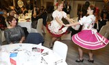 folkore dance performance at the New Years party cruise in Budapest