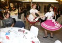 folkore dance performance at the New Years party cruise in Budapest