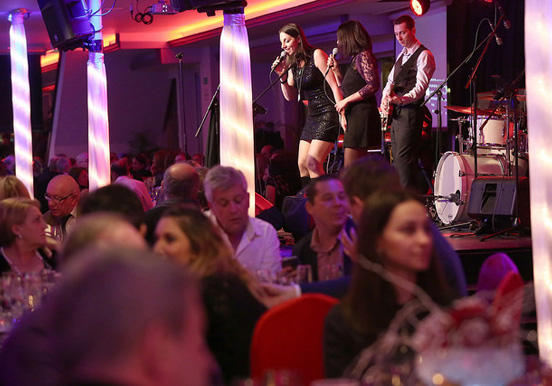 live music band at the New Year's eve party