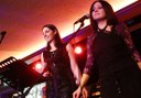 music show at the party cruise in Budapest on New Year's eve