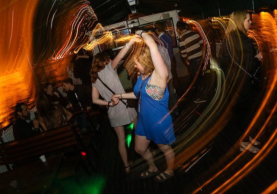 party all night while cruising on Danube
