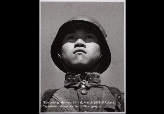 Robert Capa Photography Centre Budapest Boy soldier copyright by Robert Capa.jpg