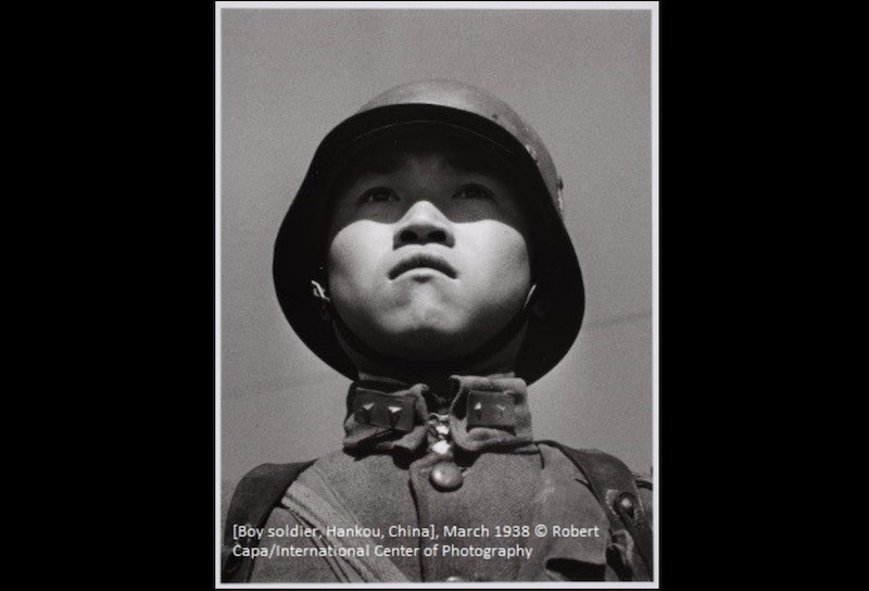 Robert Capa Photography Centre Budapest Boy soldier copyright by Robert Capa.jpg