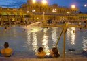 night swimming at Széchenyi spa