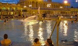 night swimming at Széchenyi spa