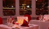 cruise the Danube river while on a romantic Valentine's dinner