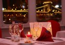 Valentine's dinner on a Budapest cruise