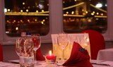 Valentine's dinner on a Budapest cruise