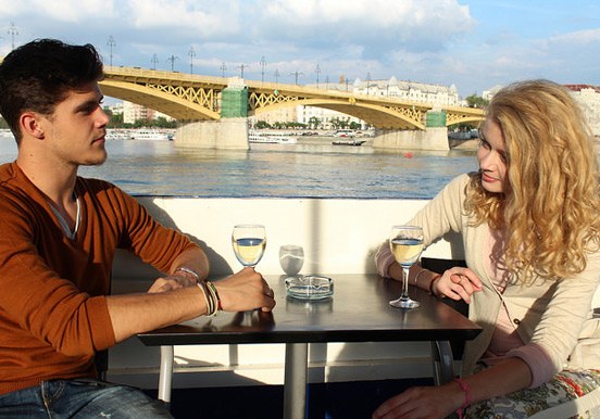 drink wine and cruise on the Danube river in Budapest