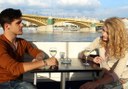 drink wine and cruise on the Danube river in Budapest