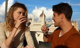drink wine while cruising the Danube river in Budapest