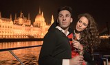 Enjoy night cruising in Budapest while drinking wine