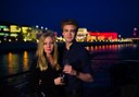 taste wine while cruising Budapest at night