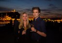 wine tasting with music while cruising Budapest